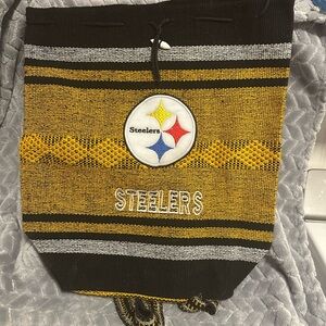 Steelers Black and Gold Knit Bag
